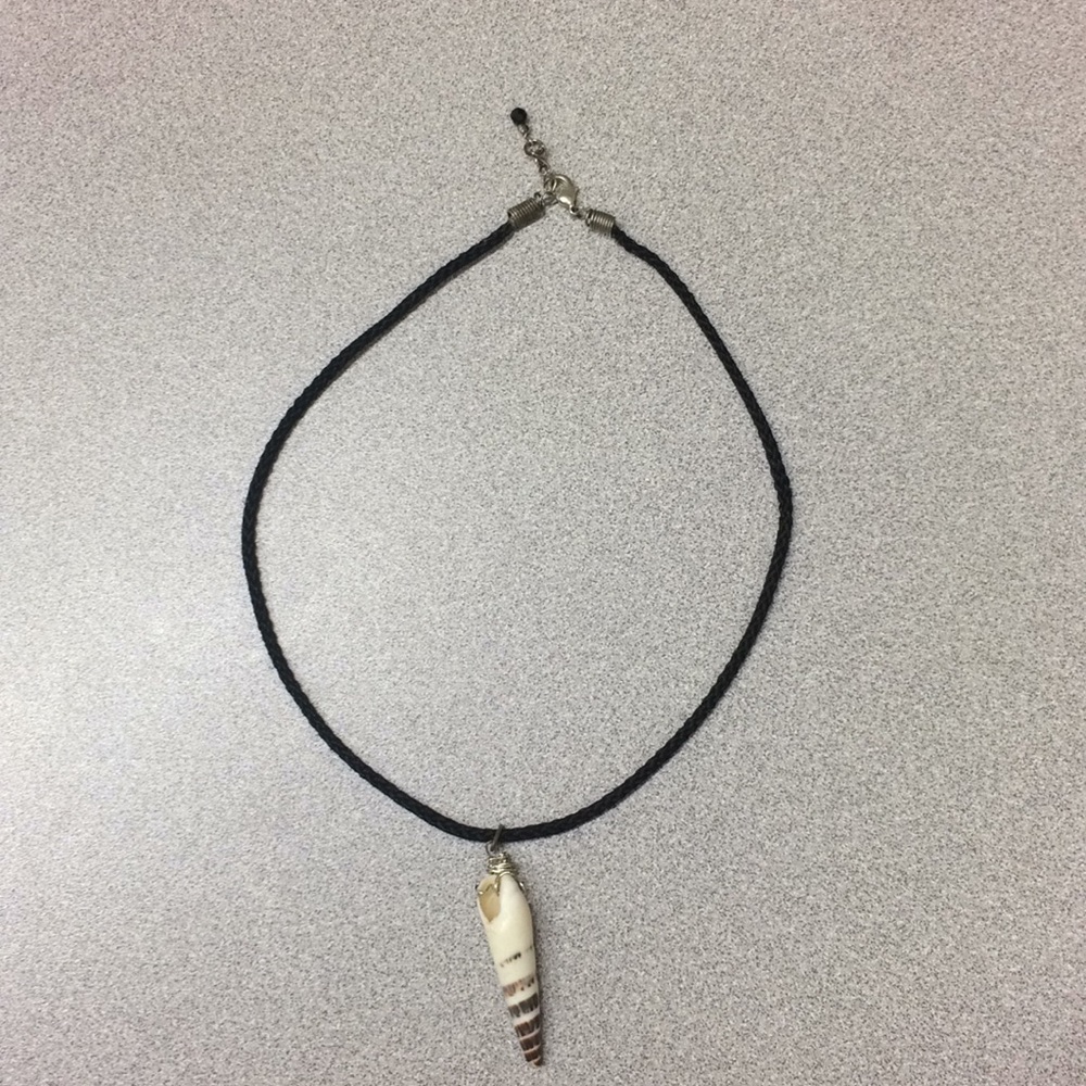 Beautiful Marlinspike Auger shell necklace
